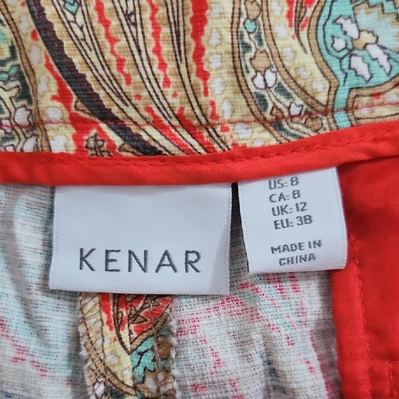 Womens Kenar Paisley Print Shorts - Picture 3 of 6